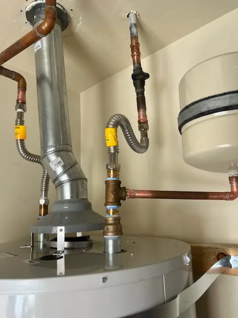 Water heater installation and plumbing repair in Fraiser