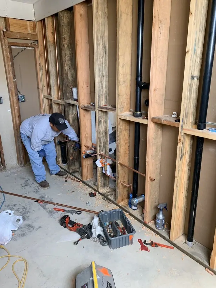Commercial rough-in plumbing for Gas Line Repair in Fraiser